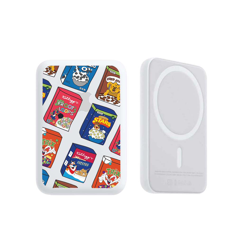 Magnetic Wireless Powerbank - Cereal Box