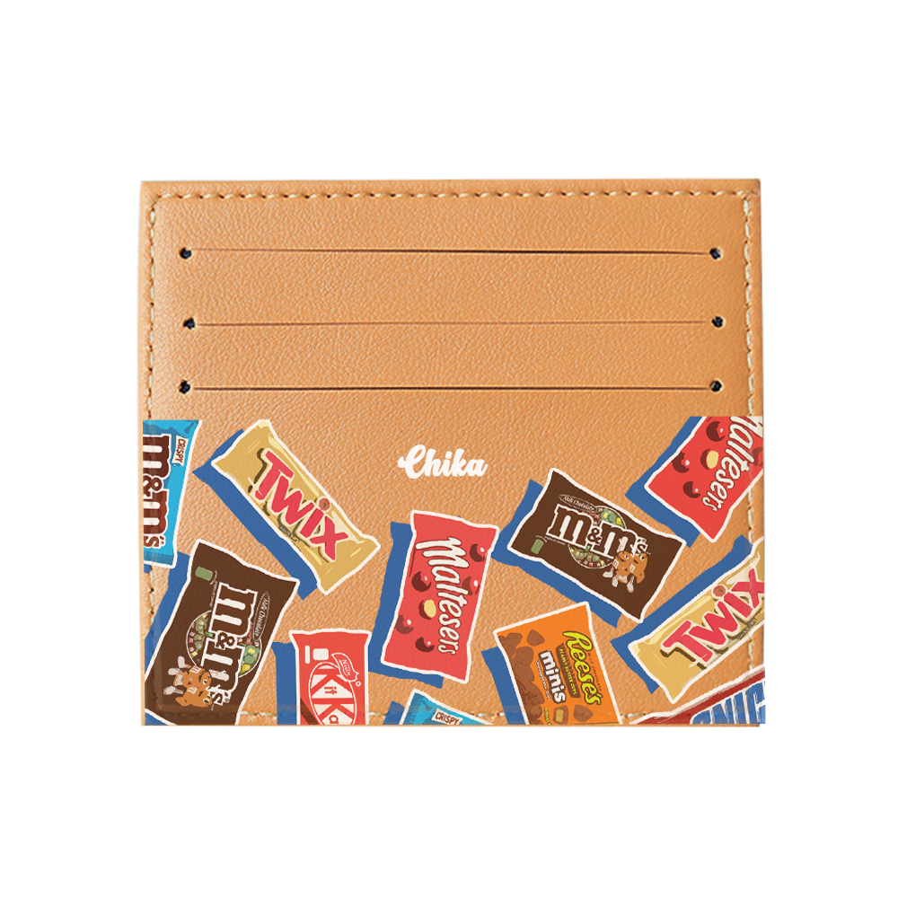 6 Slots Card Holder - Choco Sweet