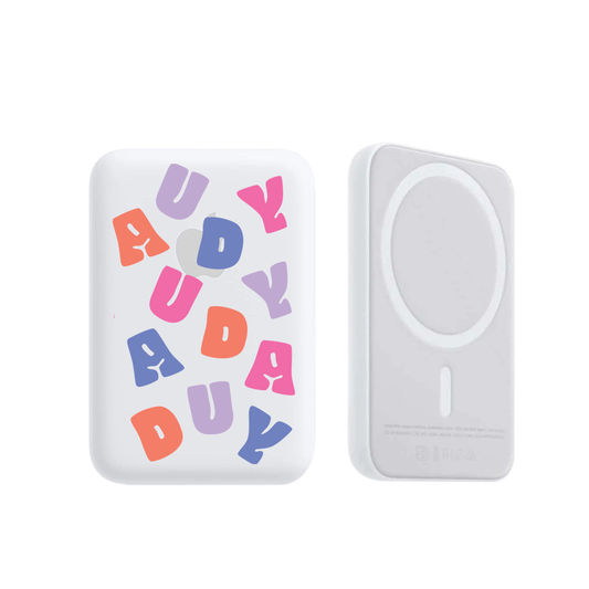 Magnetic Wireless Powerbank - Chubby Monogram