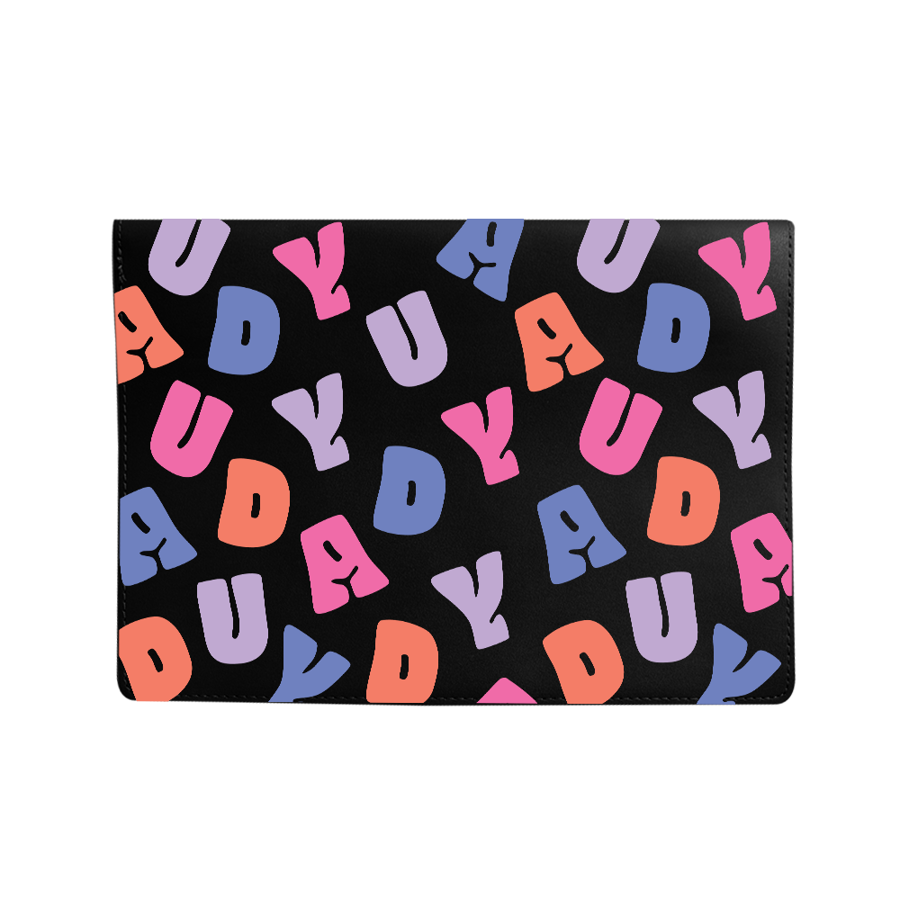 Vegan Leather Sleeve - Chubby Monogram