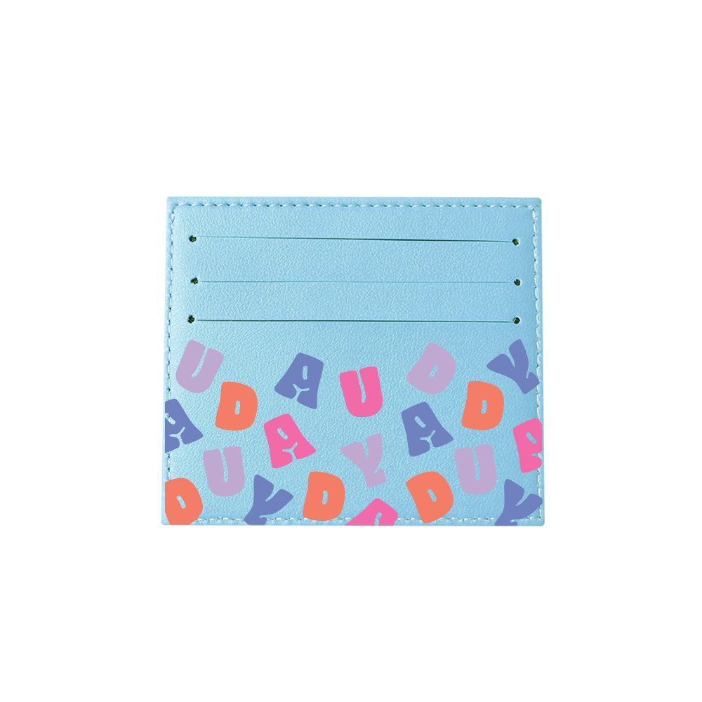 6 Slots Card Holder - Chubby Monogram