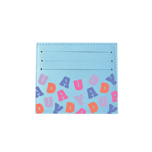 6 Slots Card Holder - Chubby Monogram