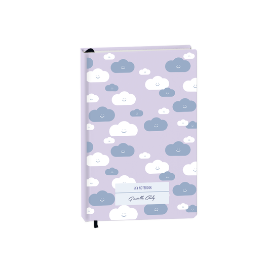 Hardcover Bookpaper Journal - Clouds (with Elastic Band & Bookmark)