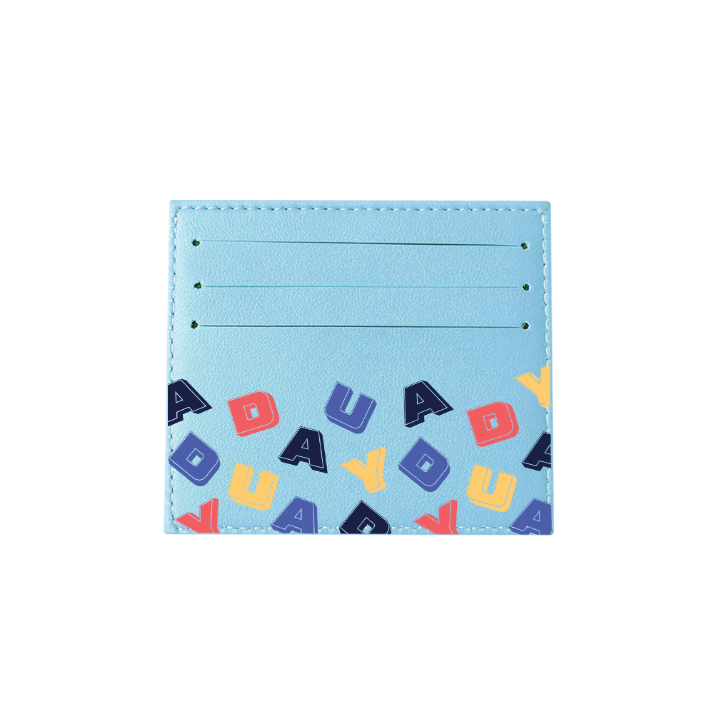 6 Slots Card Holder - Cool Monogram