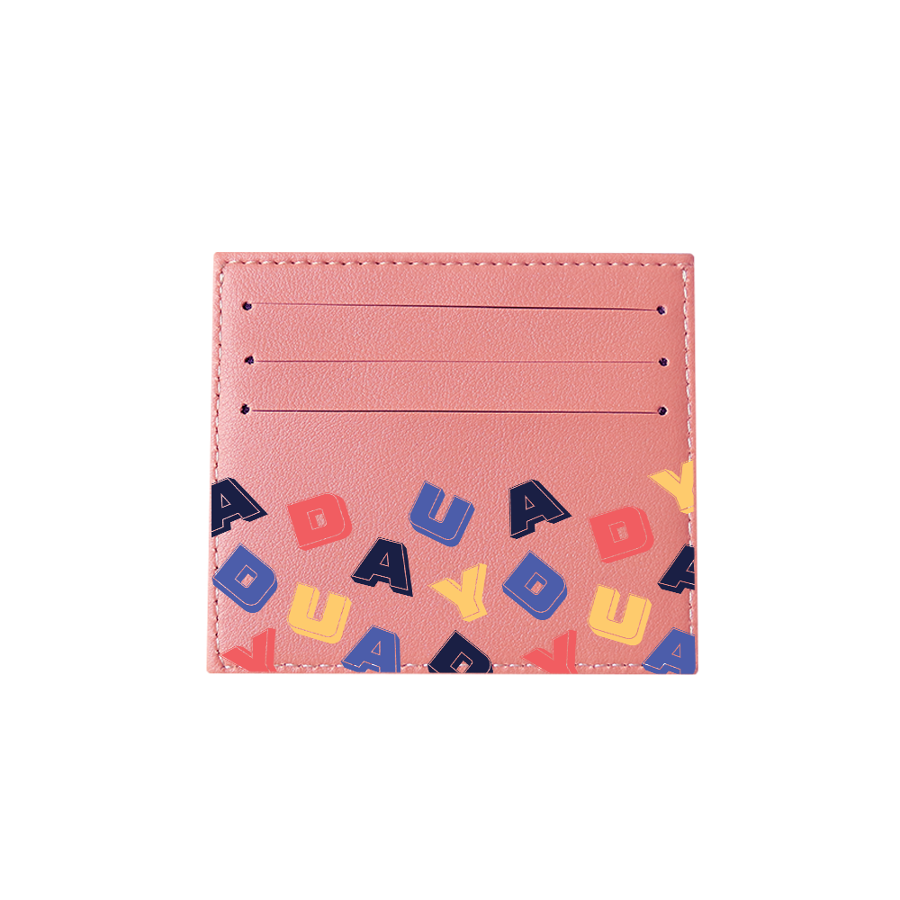 6 Slots Card Holder - Cool Monogram