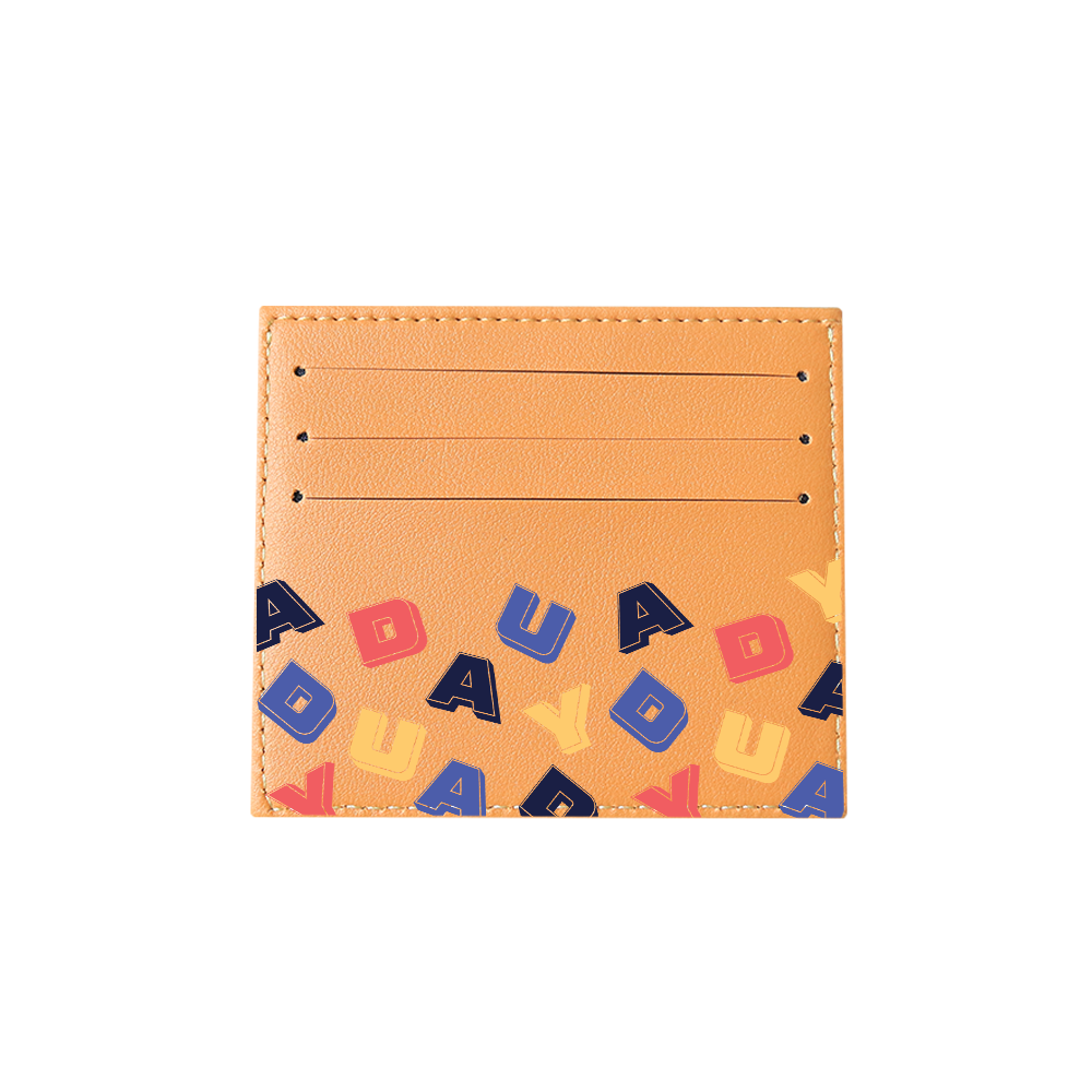 6 Slots Card Holder - Cool Monogram