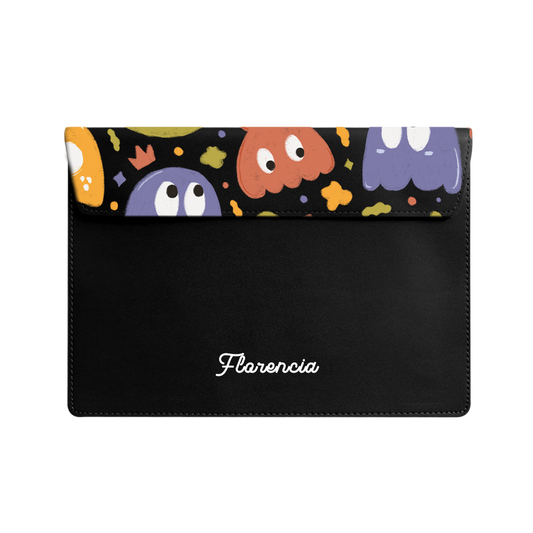 Vegan Leather Sleeve - Cute Monster 1.0