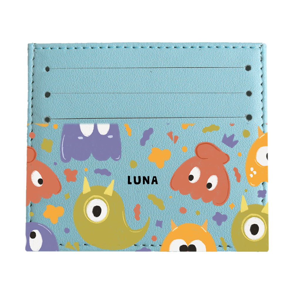 6 Slots Card Holder - Cute Monster 1.0