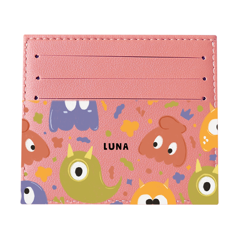 6 Slots Card Holder - Cute Monster 1.0