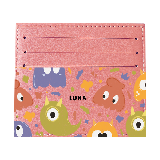 6 Slots Card Holder - Cute Monster 1.0