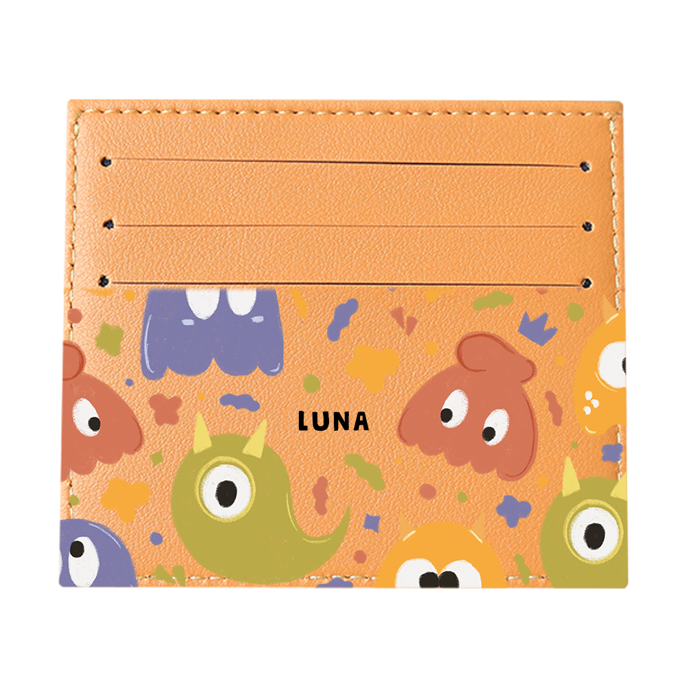 6 Slots Card Holder - Cute Monster 1.0