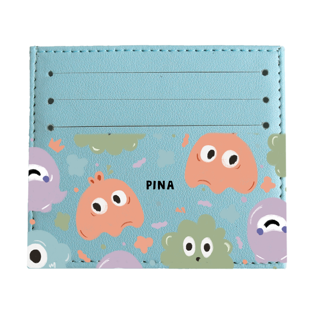 6 Slots Card Holder - Cute Monster 2.0