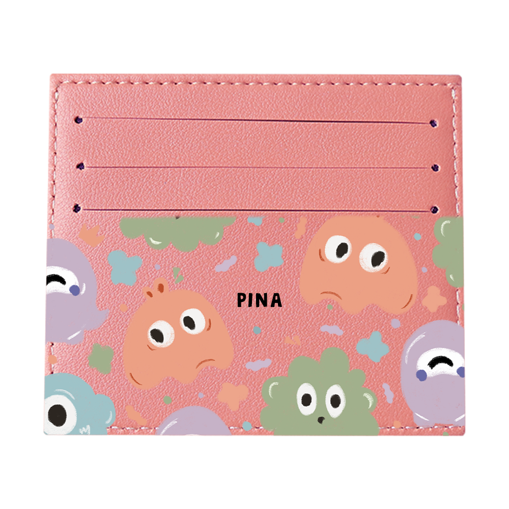 6 Slots Card Holder - Cute Monster 2.0