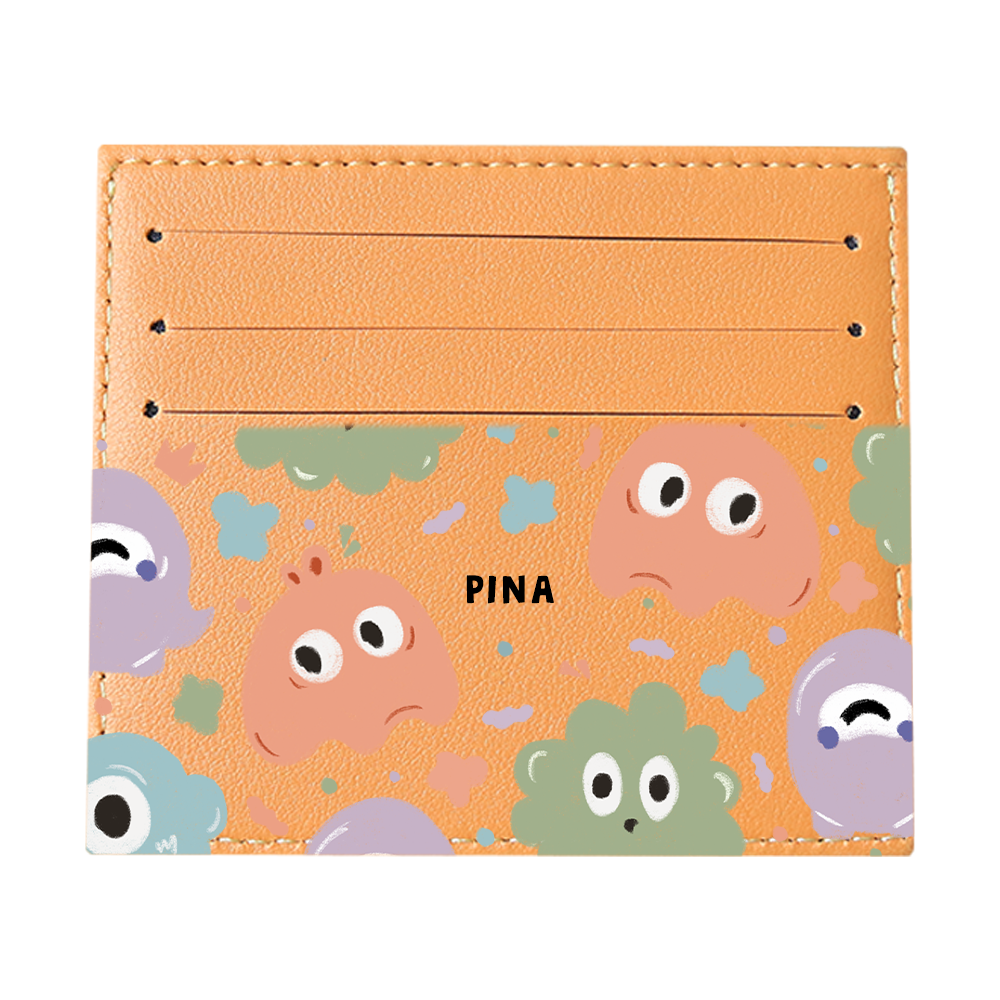 6 Slots Card Holder - Cute Monster 2.0