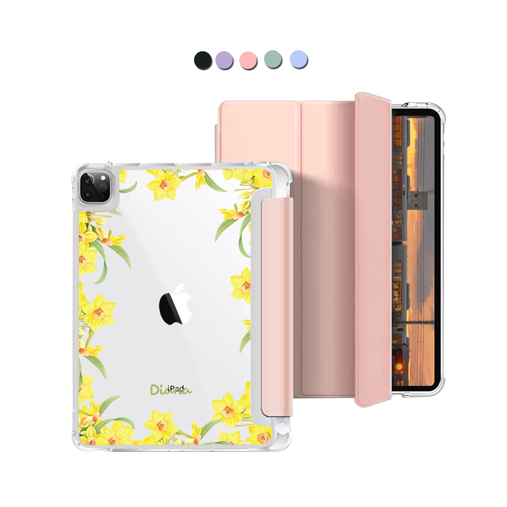 iPad Macaron Flip Cover - March Daffodil