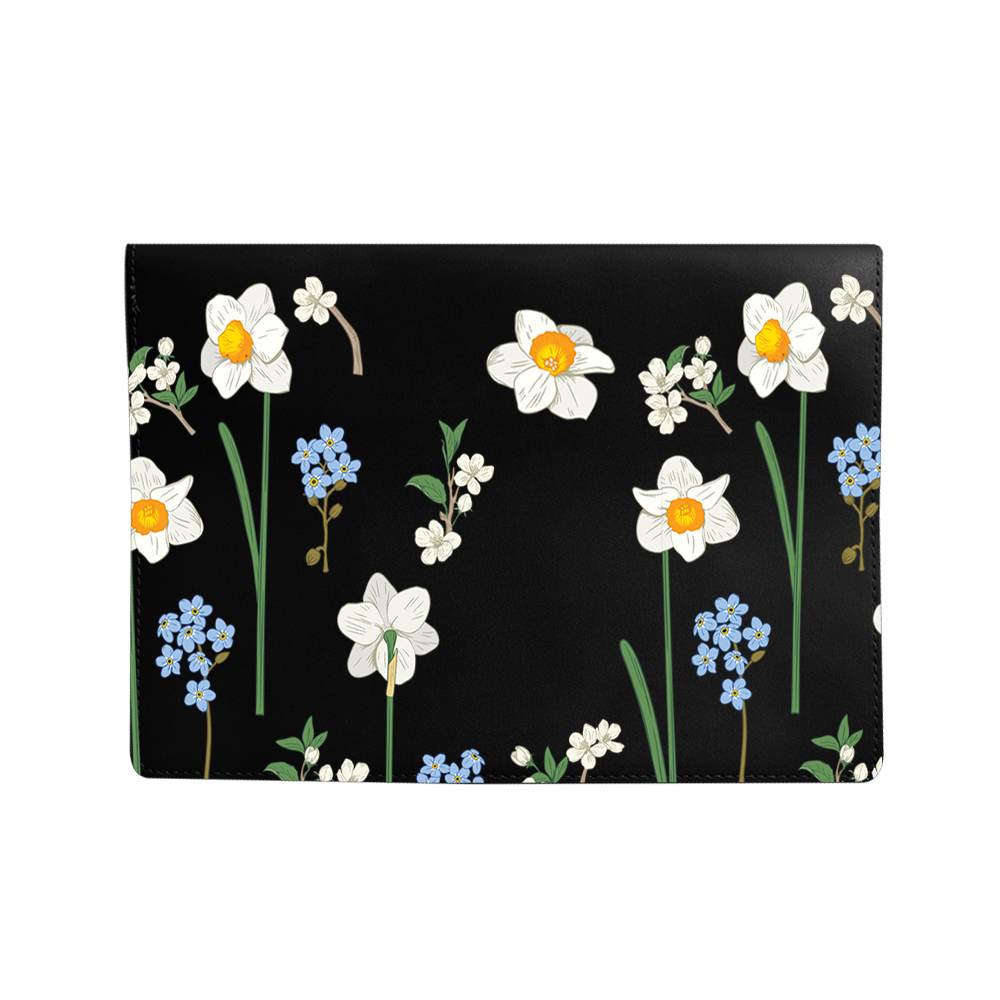 Vegan Leather Sleeve - December Narcissus