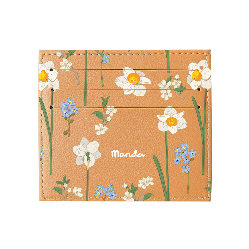 6 Slots Card Holder - December Narcissus