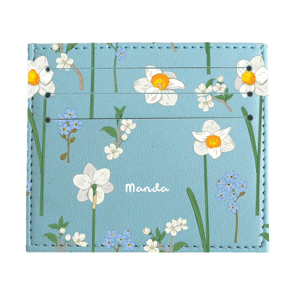 6 Slots Card Holder - December Narcissus