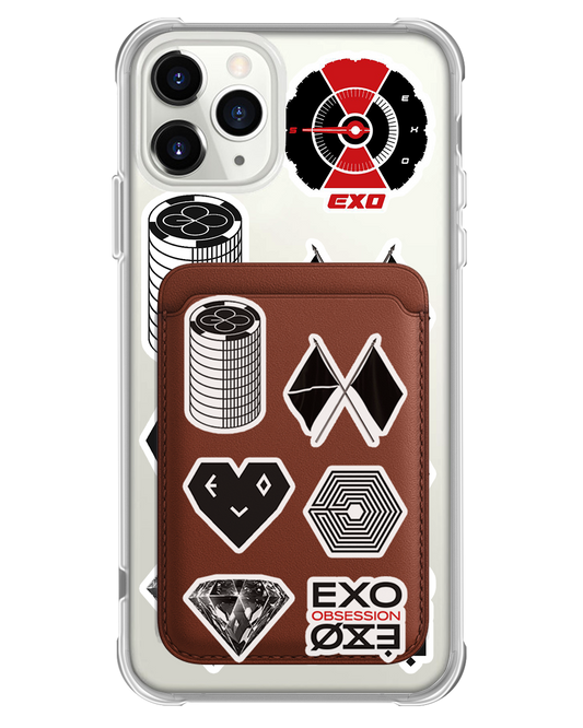 iPhone Magnetic Wallet Case - Exo Sticker Pack