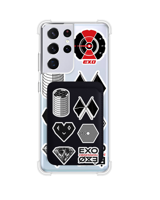 Android Magnetic Wallet Case - EXO Sticker Pack