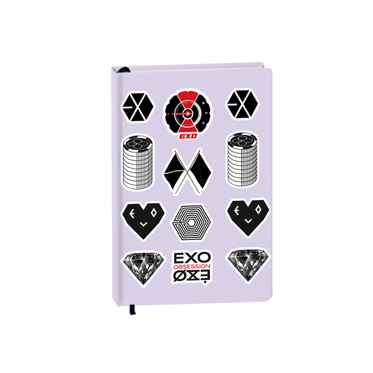 Hardcover Bookpaper Journal - Exo (with Elastic Band & Bookmark)