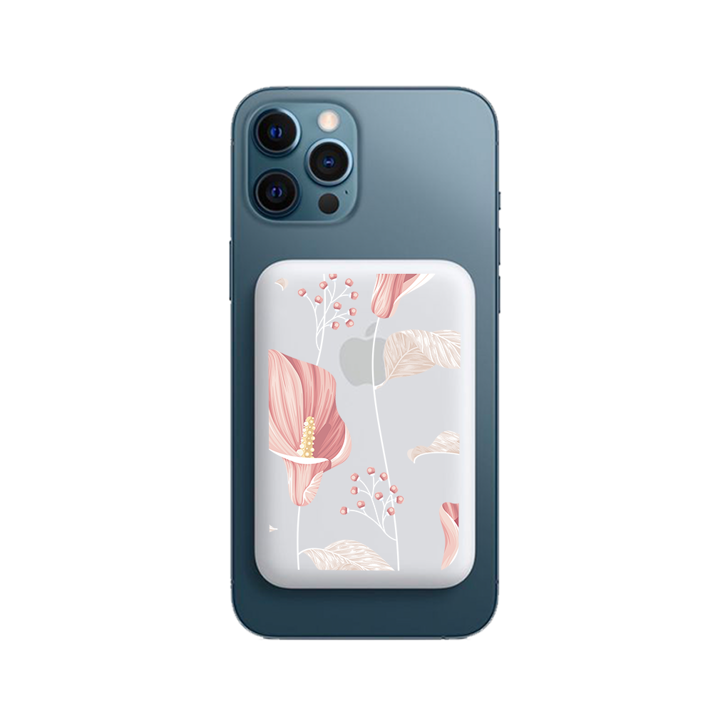 Magnetic Wireless Powerbank - Easter Lily