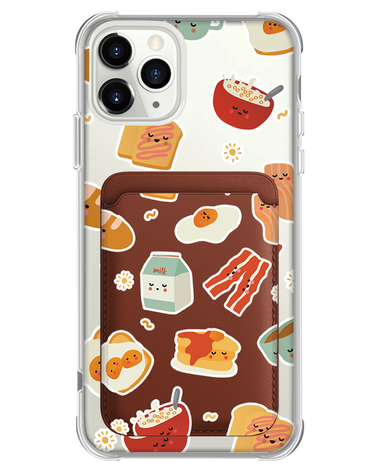 iPhone Magnetic Wallet Case - English Breakfast