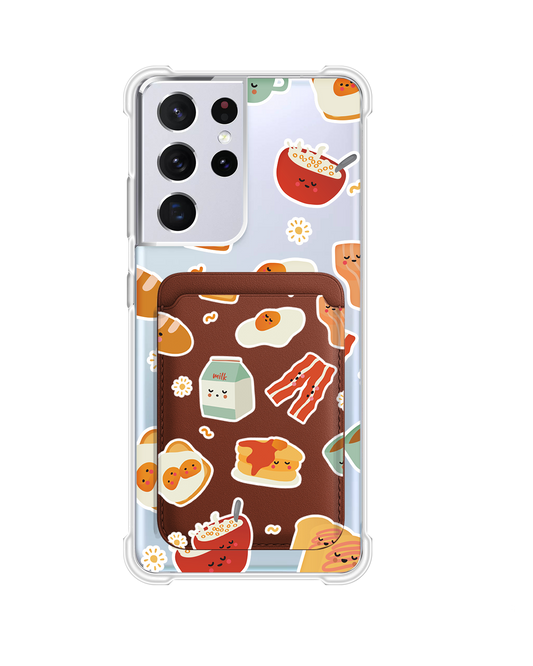 Android Magnetic Wallet Case - English Breakfast
