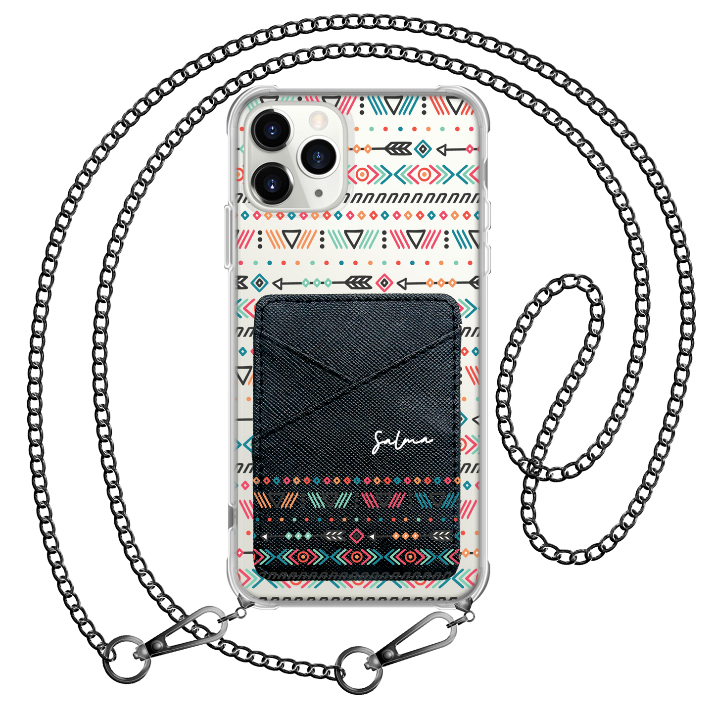 iPhone Phone Wallet Case - Ethnic 1.0
