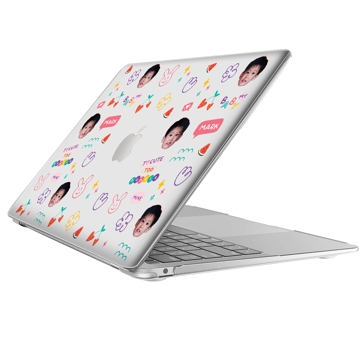 MacBook Snap Case - Face Grid