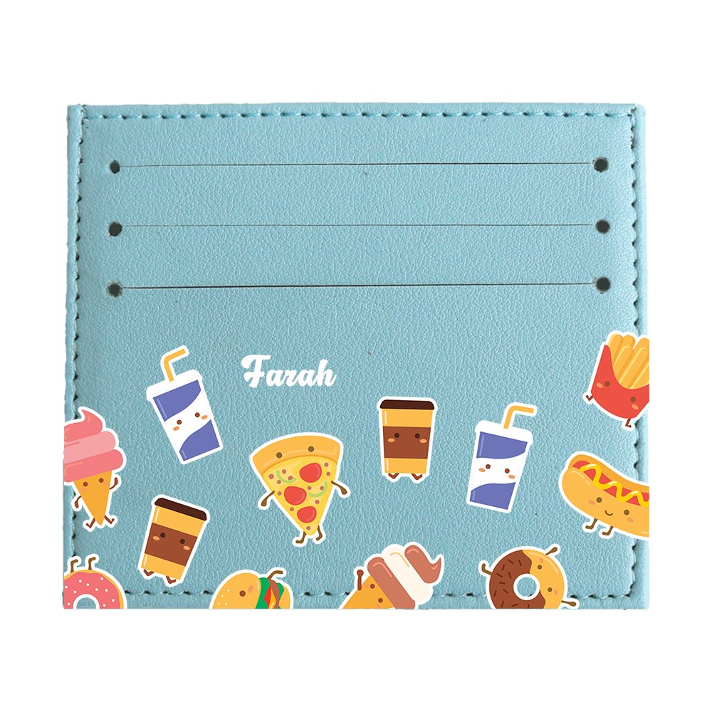 6 Slots Card Holder - Fast Foodies