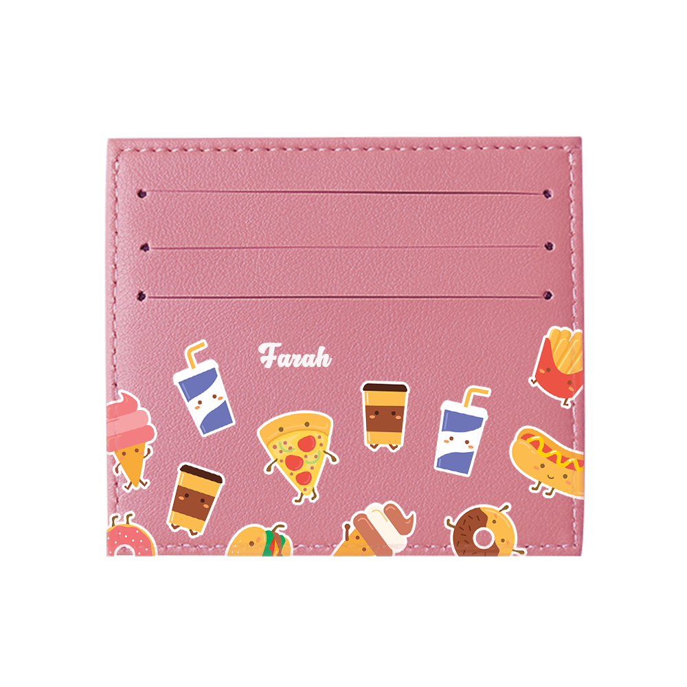 6 Slots Card Holder - Fast Foodies