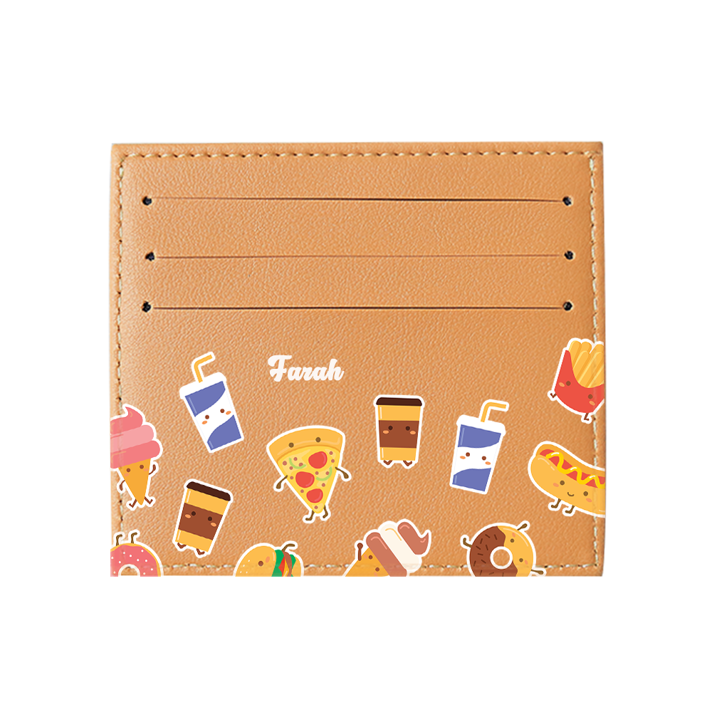 6 Slots Card Holder - Fast Foodies
