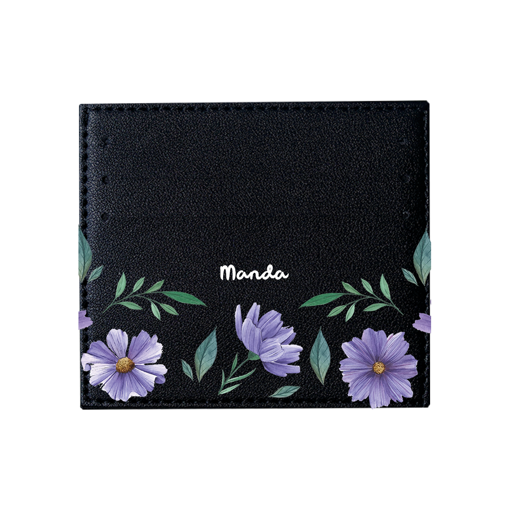 6 Slots Card Holder - February Violets