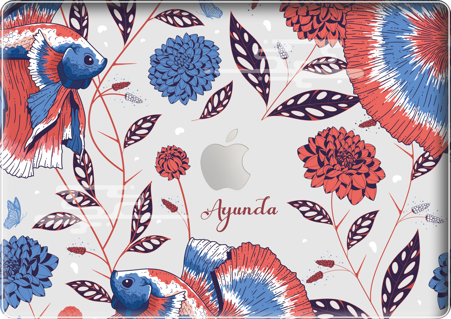 Macbook Snap Case - Fish & Floral 2.0