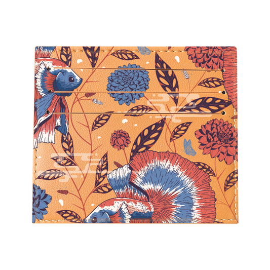 6 Slots Card Holder - Fish & Floral 2.0