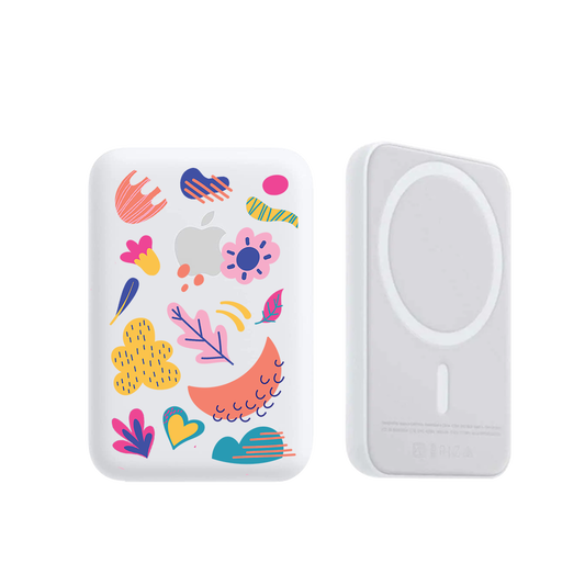 Magnetic Wireless Powerbank - Florals