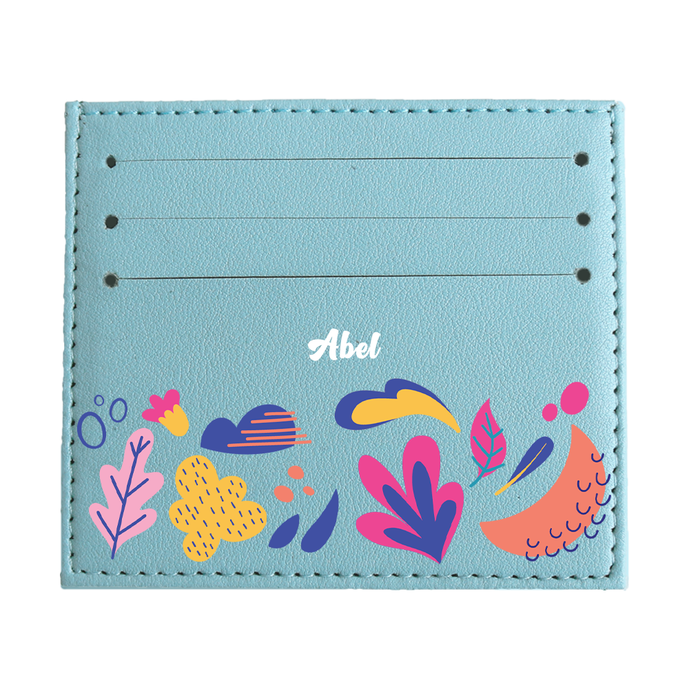 6 Slots Card Holder - Florals