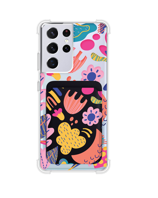 Android Magnetic Wallet Case - Florals