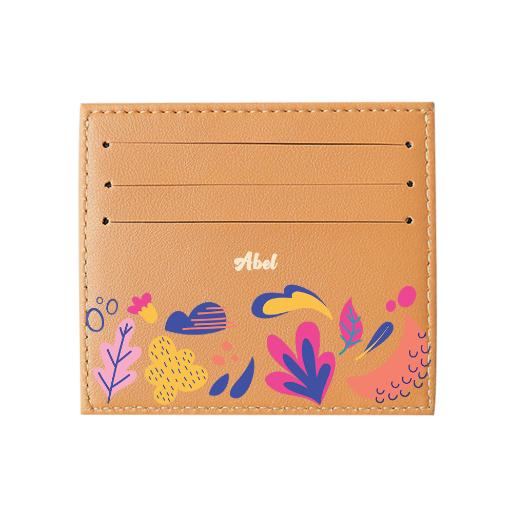 6 Slots Card Holder - Florals