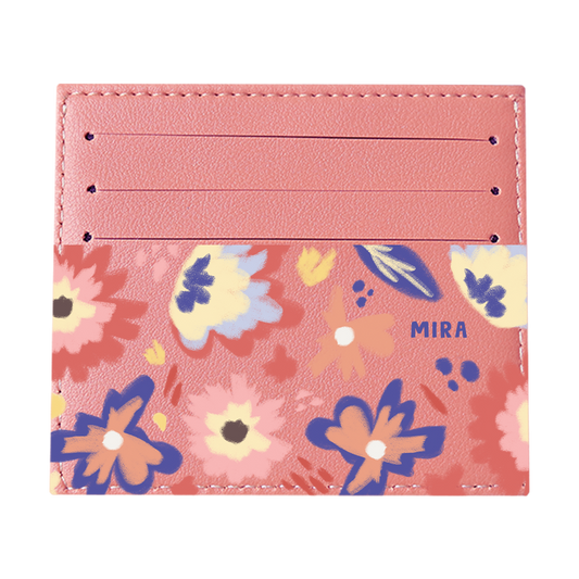 6 Slots Card Holder - Flower Lovers