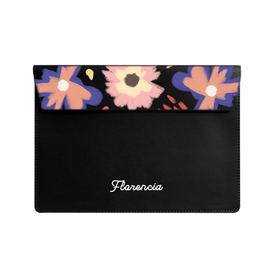 Vegan Leather Sleeve - Flower Lovers