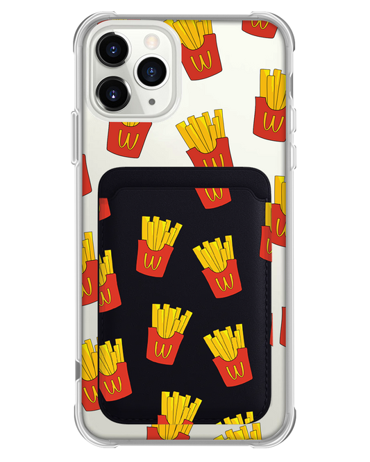 iPhone Magnetic Wallet Case - Fries
