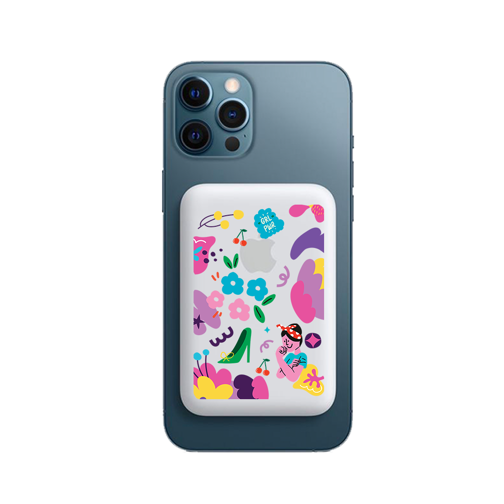 Magnetic Wireless Powerbank - Girl Power 1.0