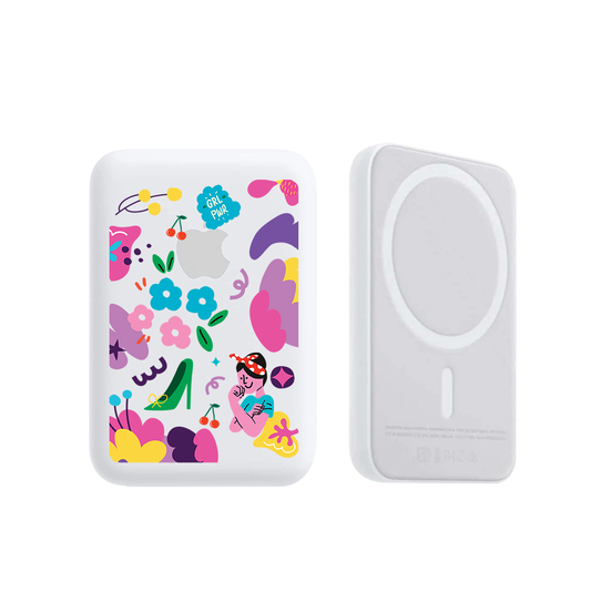 Magnetic Wireless Powerbank - Girl Power 1.0