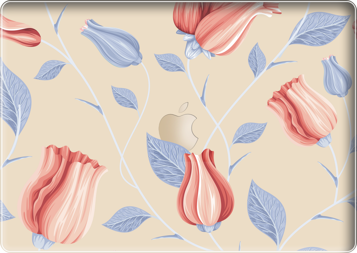 MacBook Snap Case - Red Tulip