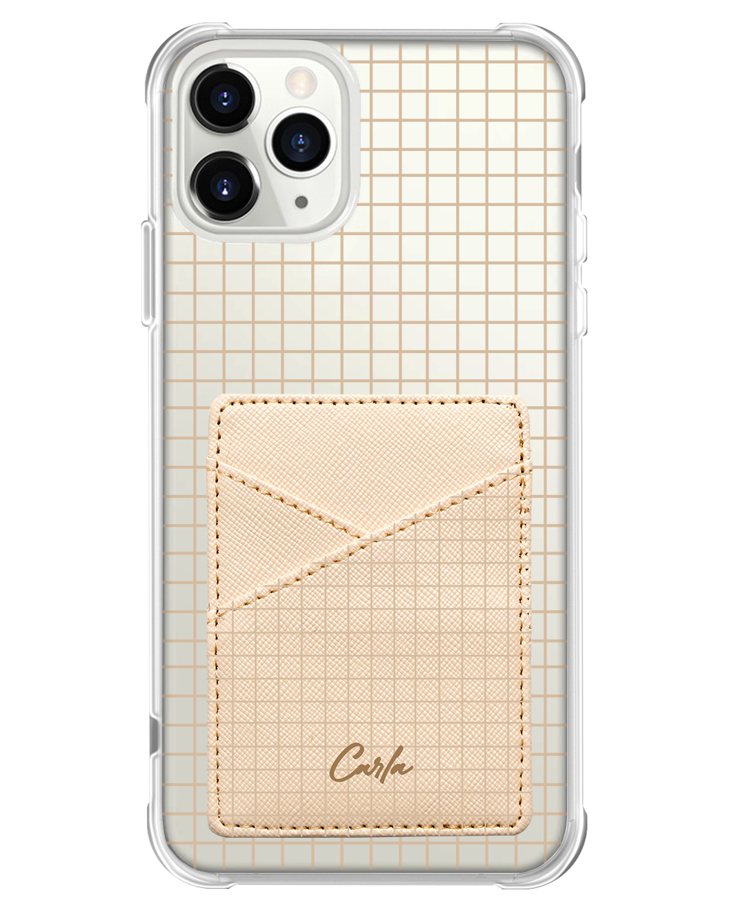 iPhone Phone Wallet Case - Grid