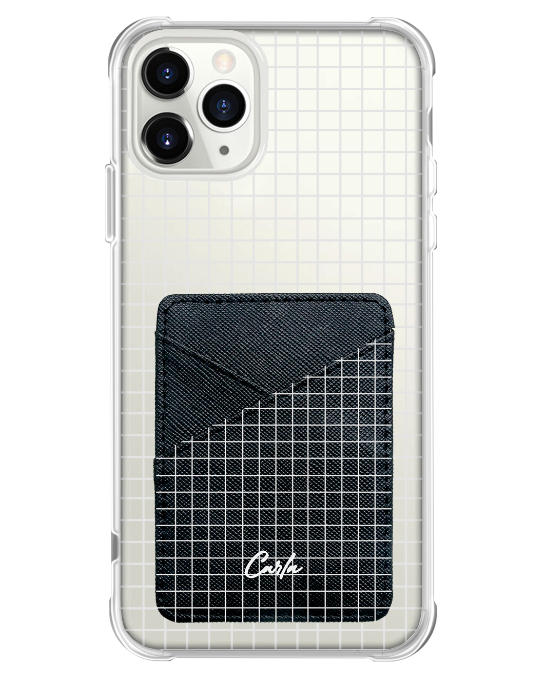 iPhone Phone Wallet Case - Grid