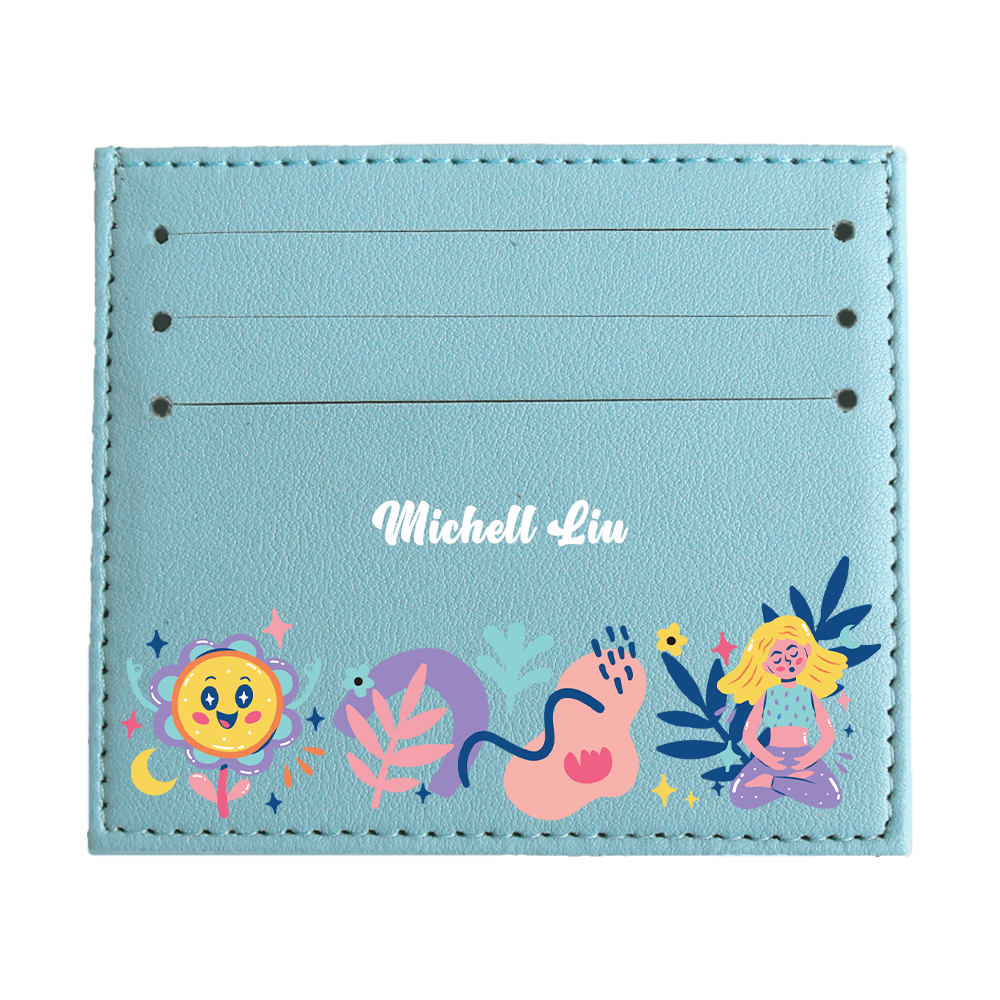 6 Slots Card Holder - Heather
