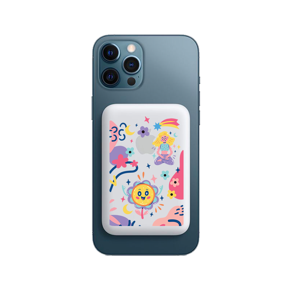 Magnetic Wireless Powerbank - Heather